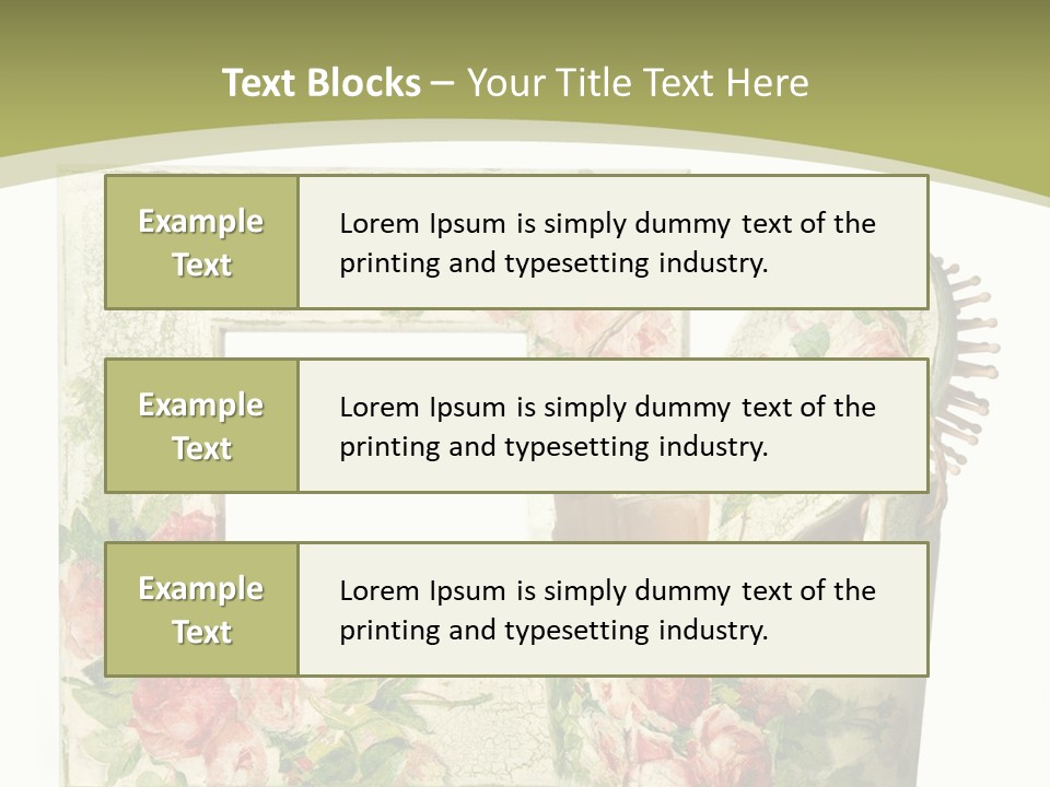 Inlay Craft Bottle PowerPoint Template