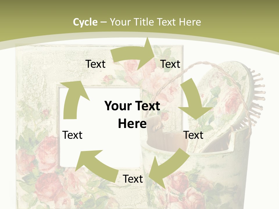 Inlay Craft Bottle PowerPoint Template