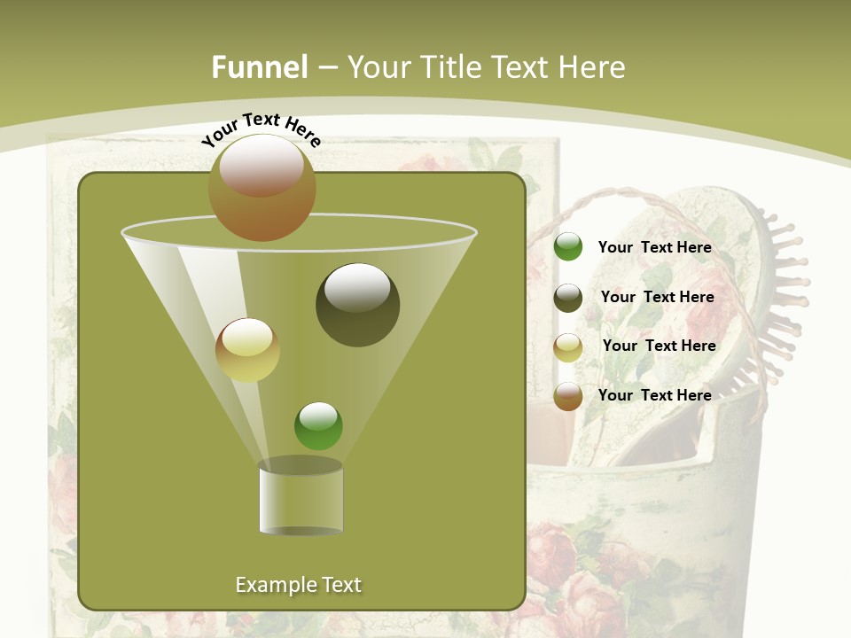 Inlay Craft Bottle PowerPoint Template