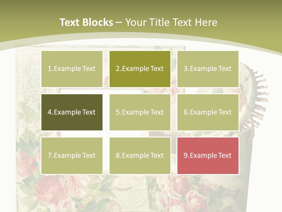 Inlay Craft Bottle PowerPoint Template