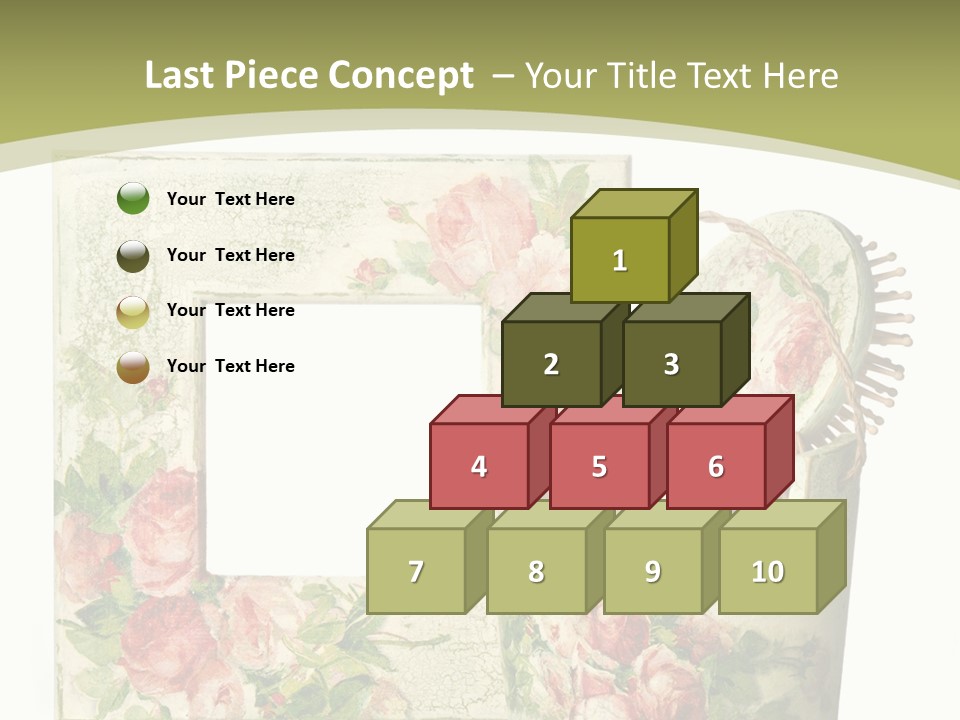 Inlay Craft Bottle PowerPoint Template