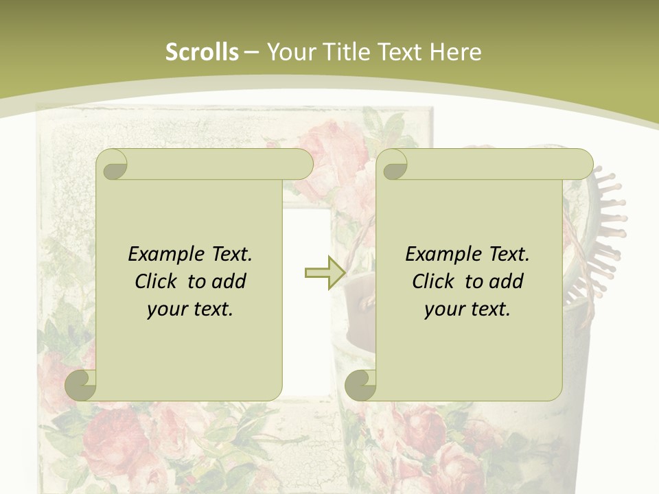 Inlay Craft Bottle PowerPoint Template