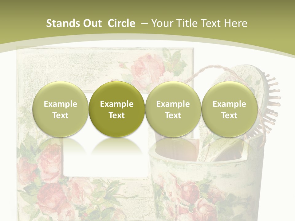 Inlay Craft Bottle PowerPoint Template