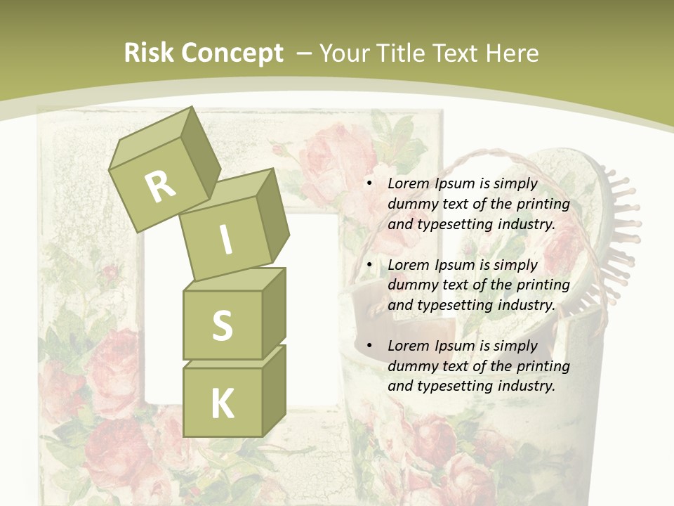 Inlay Craft Bottle PowerPoint Template