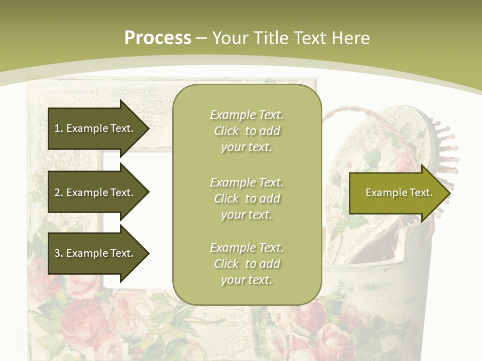 Inlay Craft Bottle PowerPoint Template