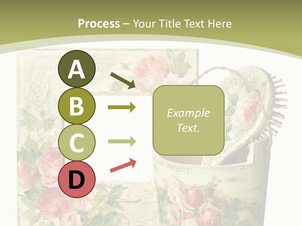 Inlay Craft Bottle PowerPoint Template