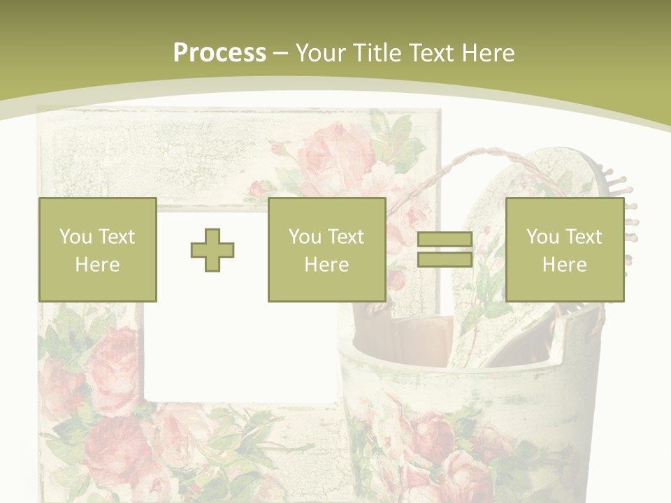 Inlay Craft Bottle PowerPoint Template