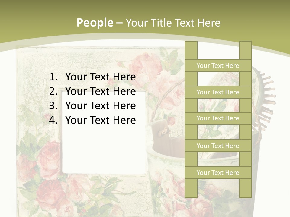 Inlay Craft Bottle PowerPoint Template