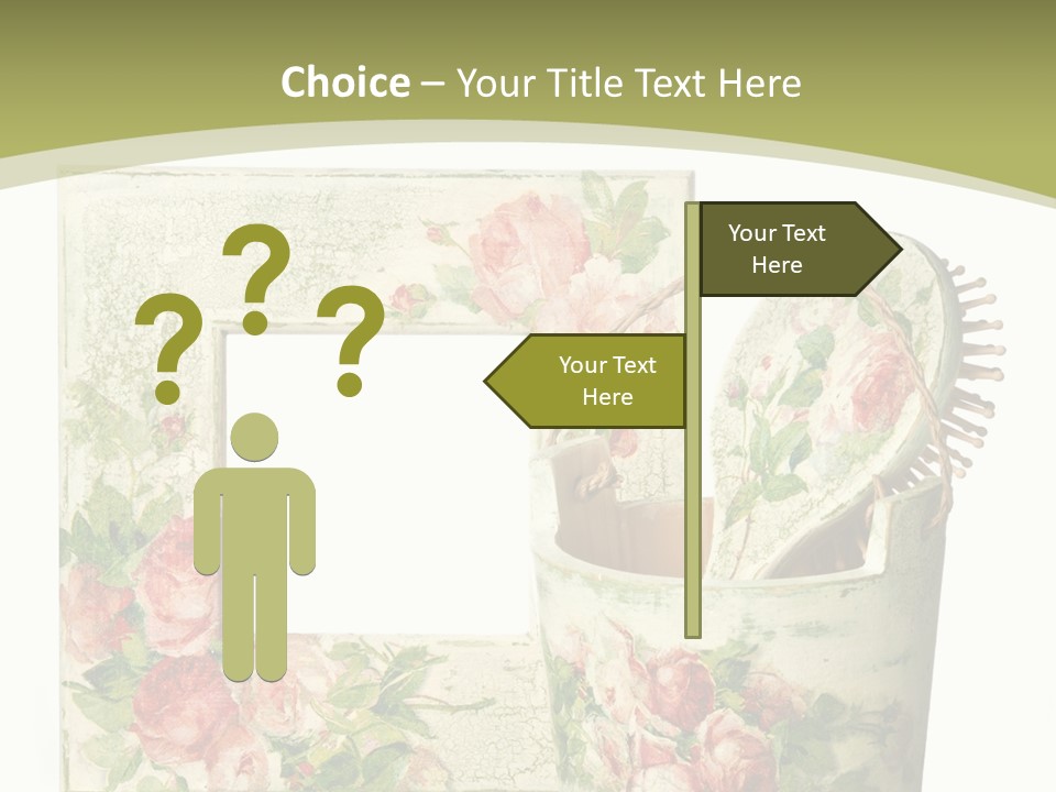 Inlay Craft Bottle PowerPoint Template