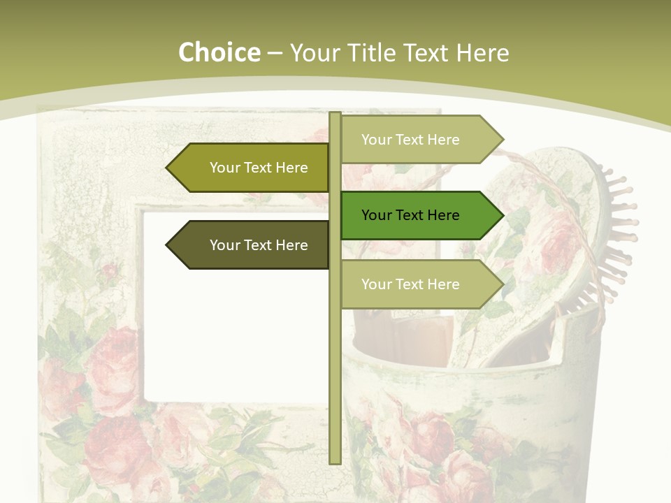 Inlay Craft Bottle PowerPoint Template