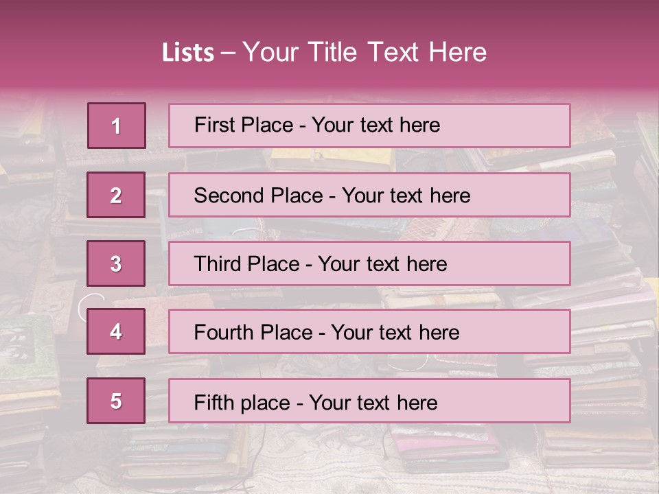 Sighseeing Paper Archive PowerPoint Template