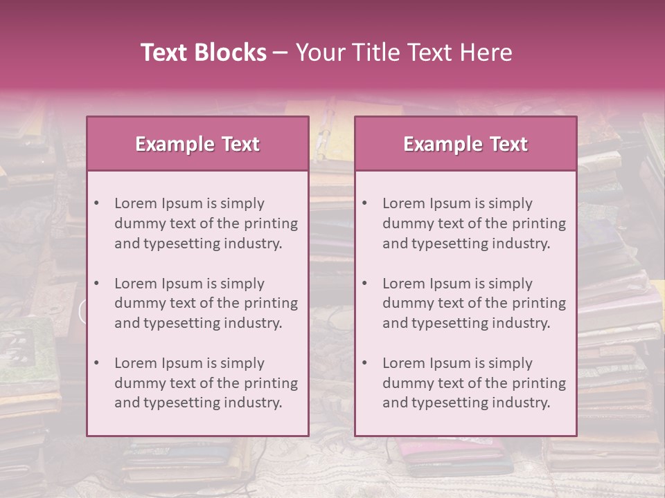 Sighseeing Paper Archive PowerPoint Template