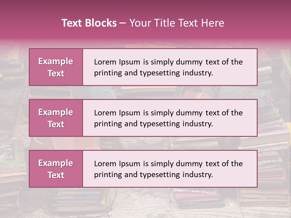 Sighseeing Paper Archive PowerPoint Template