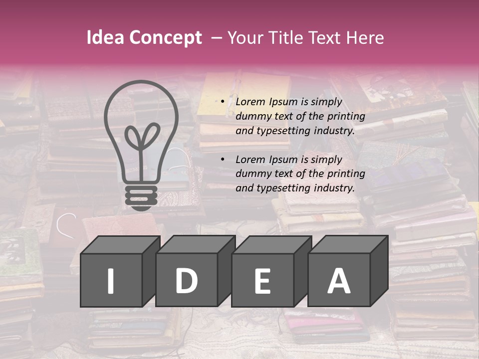 Sighseeing Paper Archive PowerPoint Template