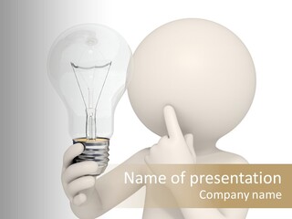 Man Guy Render PowerPoint Template