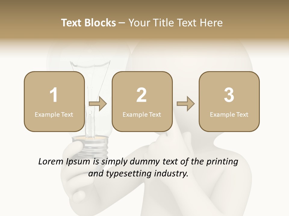 Man Guy Render PowerPoint Template