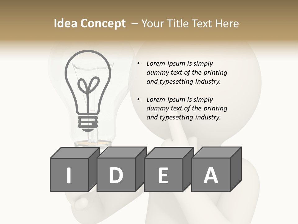 Man Guy Render PowerPoint Template