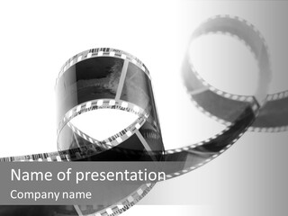 Old Perspective Black PowerPoint Template