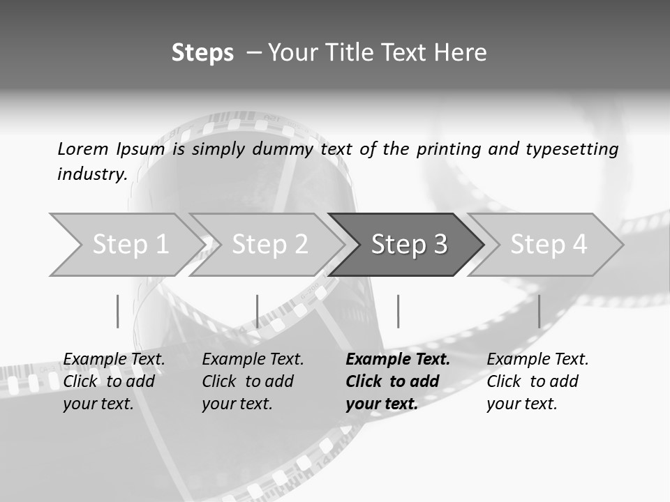 Old Perspective Black PowerPoint Template