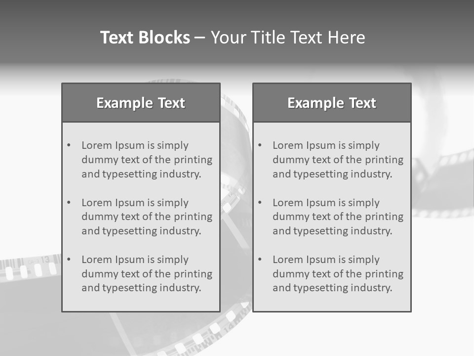 Old Perspective Black PowerPoint Template
