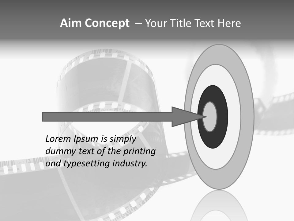 Old Perspective Black PowerPoint Template