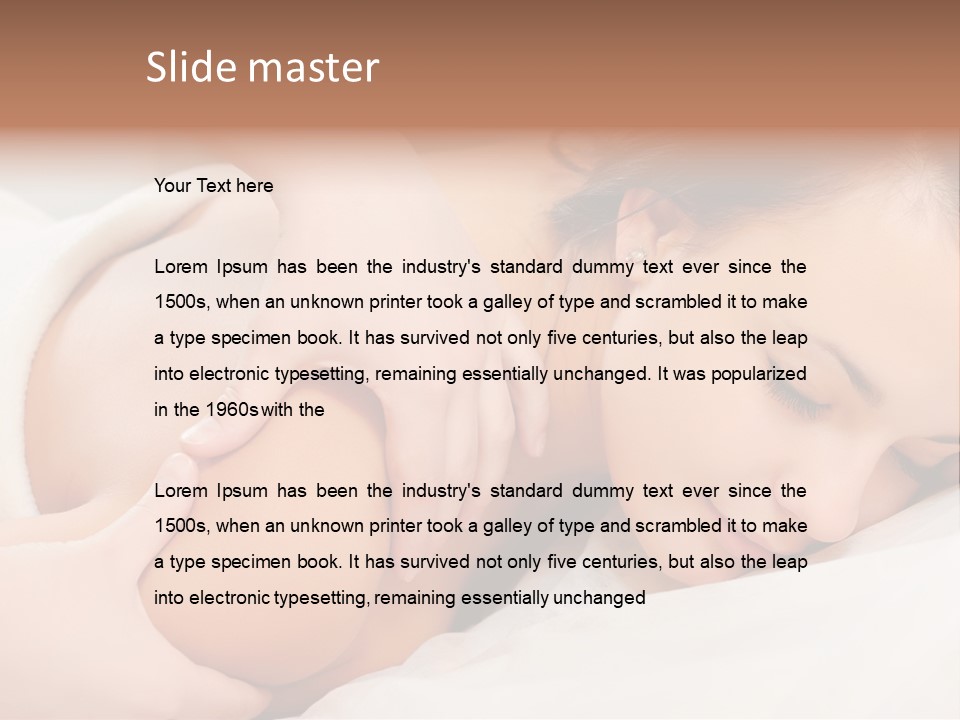 Brown Health People PowerPoint Template