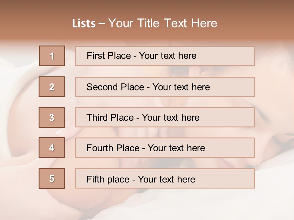 Brown Health People PowerPoint Template