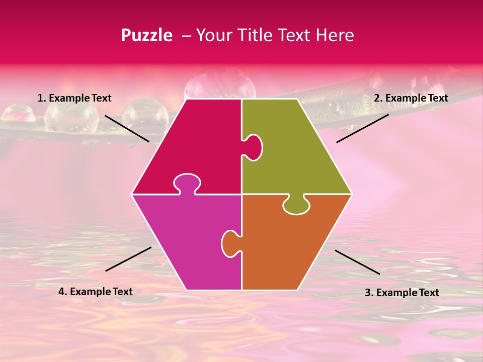 Pure Drops Dew PowerPoint Template