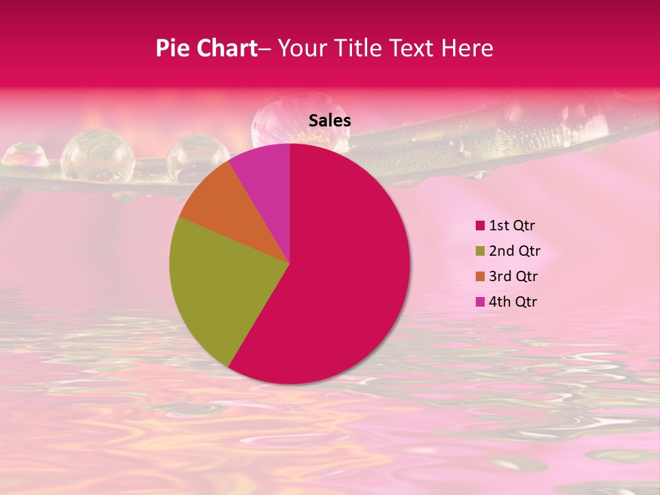 Pure Drops Dew PowerPoint Template