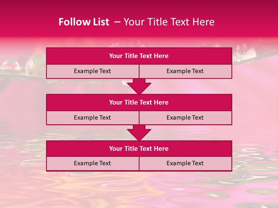 Pure Drops Dew PowerPoint Template