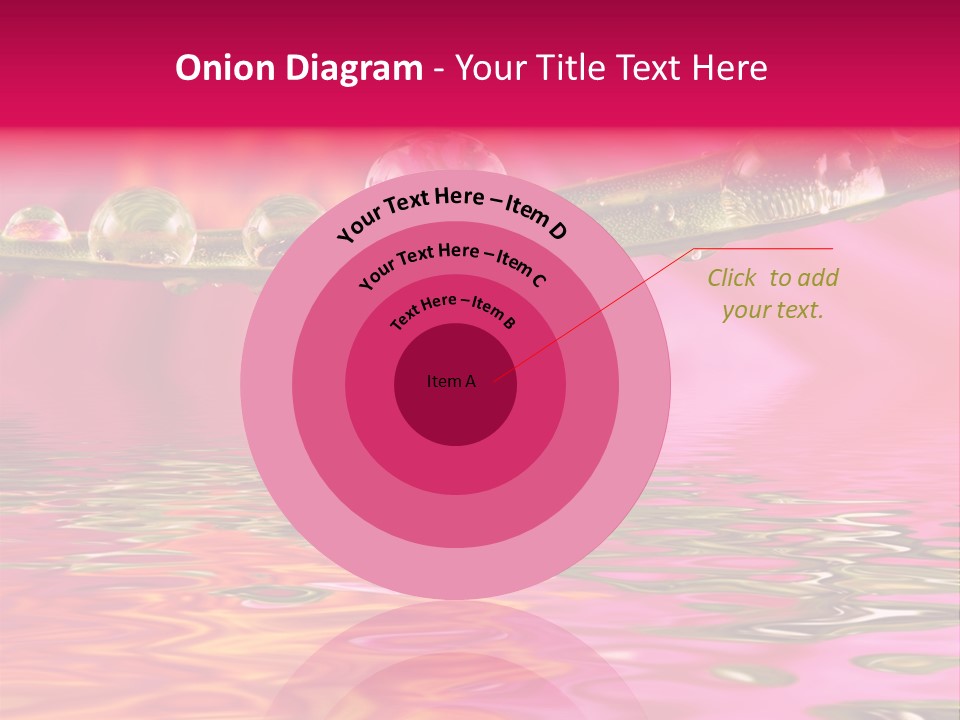 Pure Drops Dew PowerPoint Template