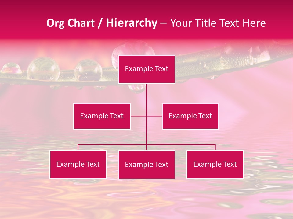 Pure Drops Dew PowerPoint Template