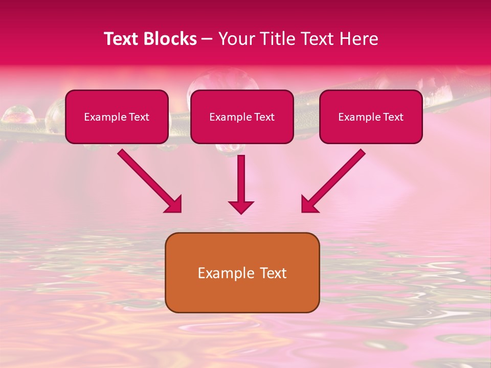 Pure Drops Dew PowerPoint Template
