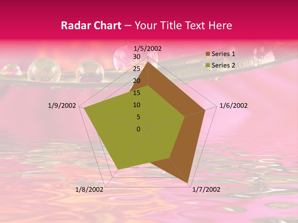 Pure Drops Dew PowerPoint Template