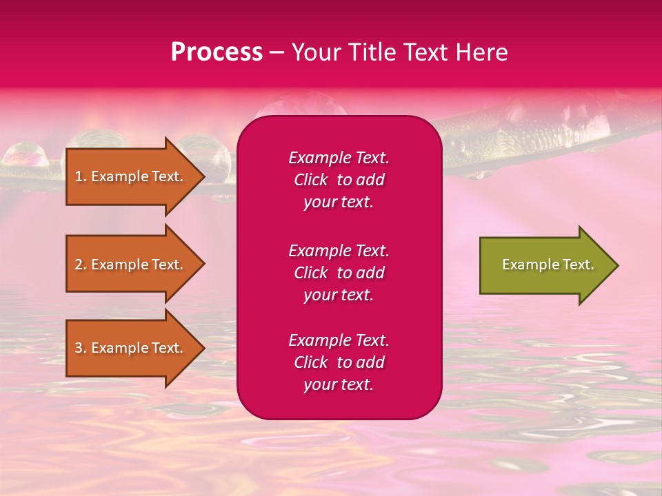 Pure Drops Dew PowerPoint Template