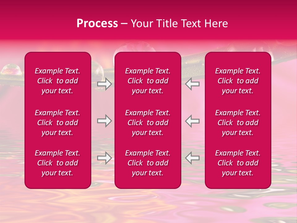 Pure Drops Dew PowerPoint Template