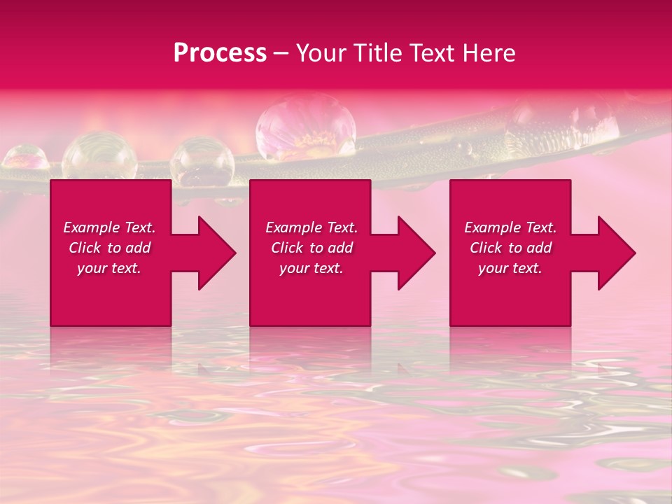 Pure Drops Dew PowerPoint Template