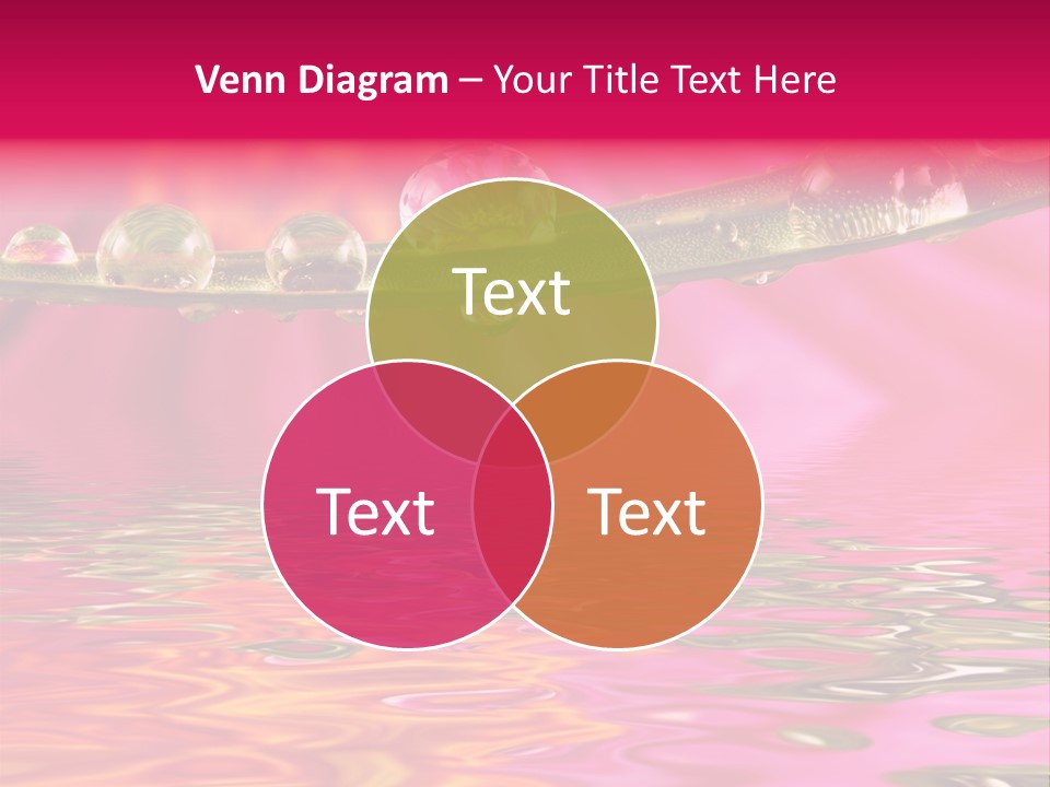 Pure Drops Dew PowerPoint Template