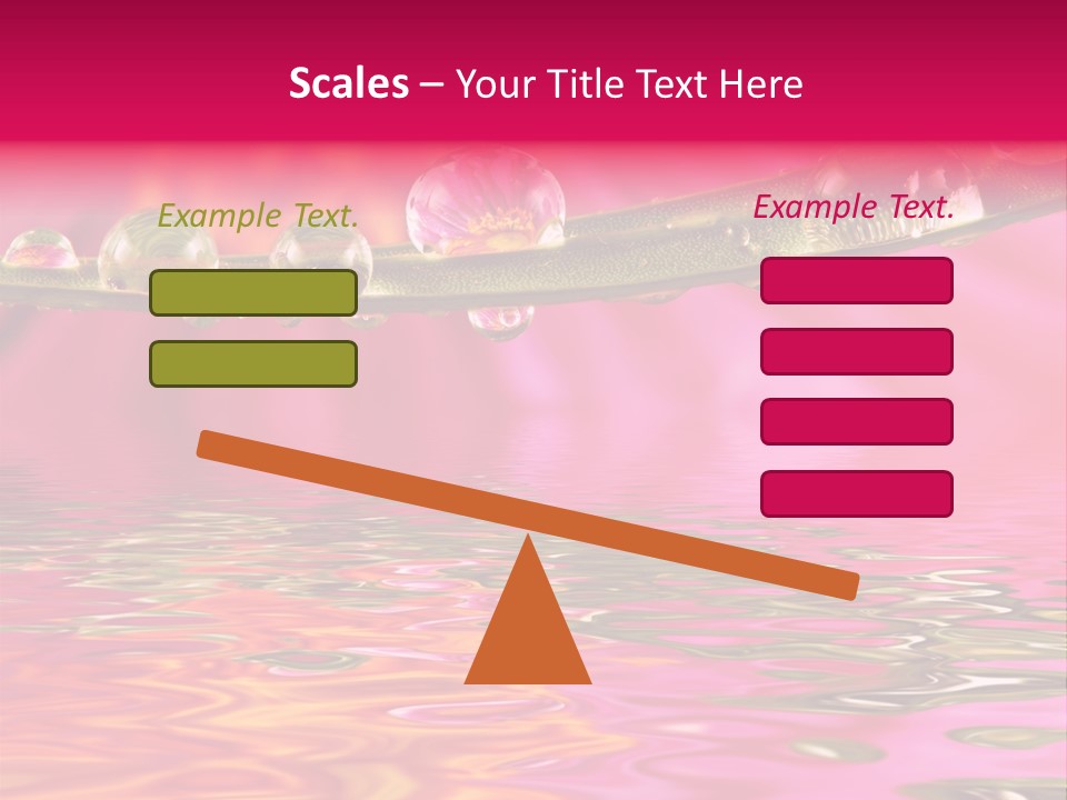 Pure Drops Dew PowerPoint Template