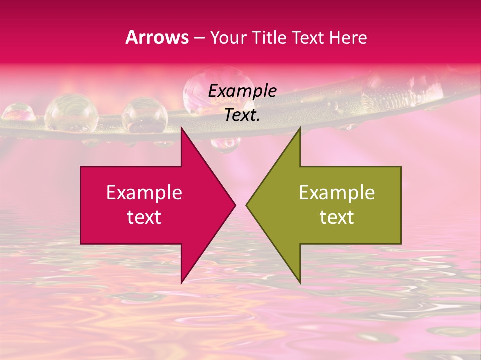 Pure Drops Dew PowerPoint Template