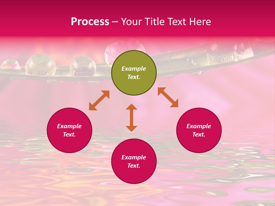 Pure Drops Dew PowerPoint Template