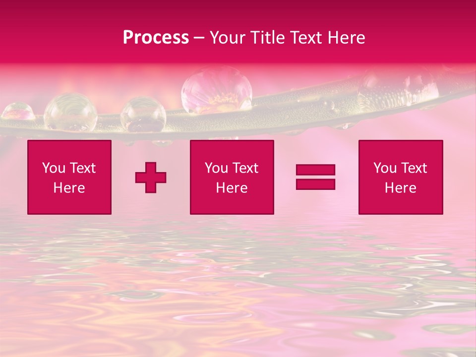 Pure Drops Dew PowerPoint Template