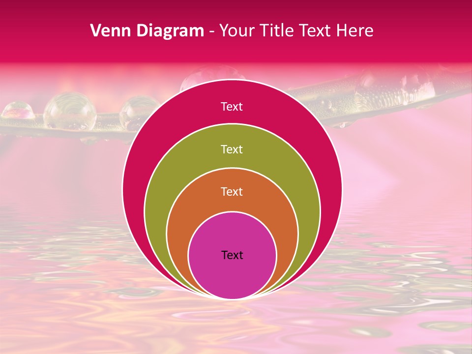 Pure Drops Dew PowerPoint Template