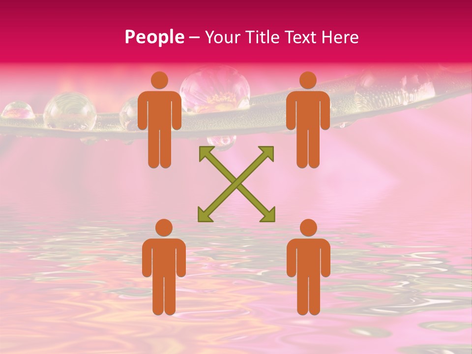 Pure Drops Dew PowerPoint Template