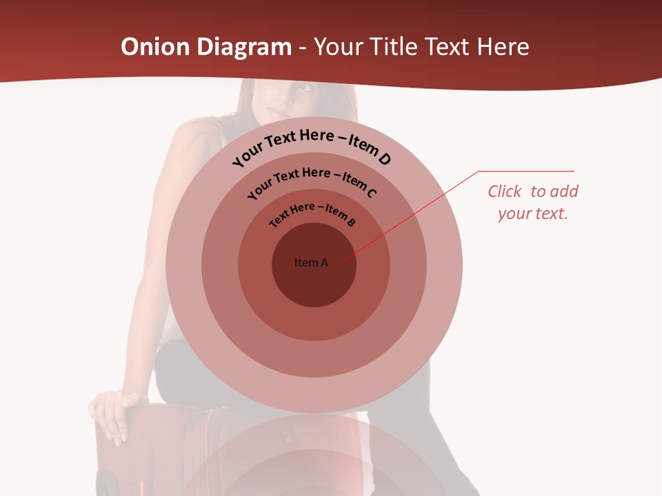 Necklace Woman Handbag PowerPoint Template