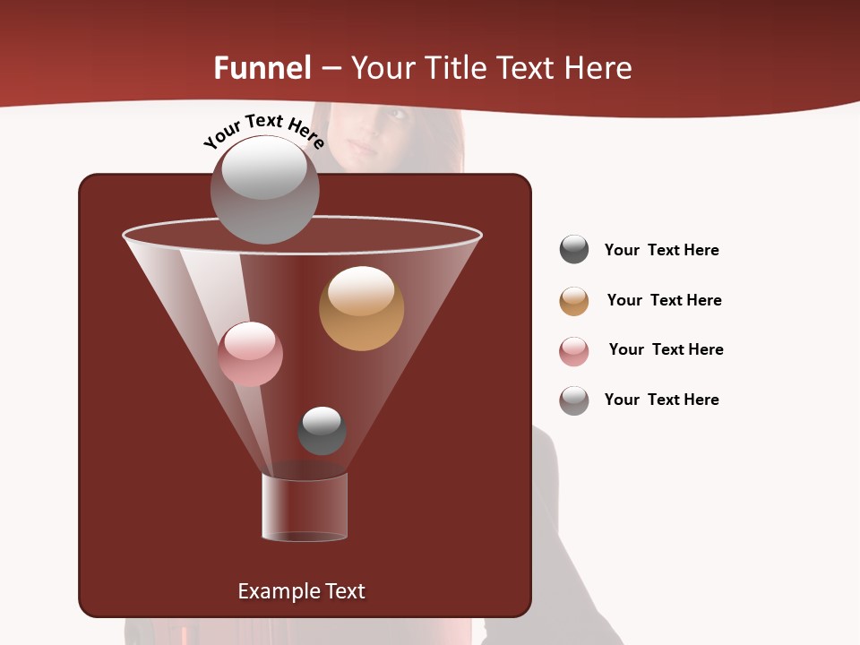 Necklace Woman Handbag PowerPoint Template