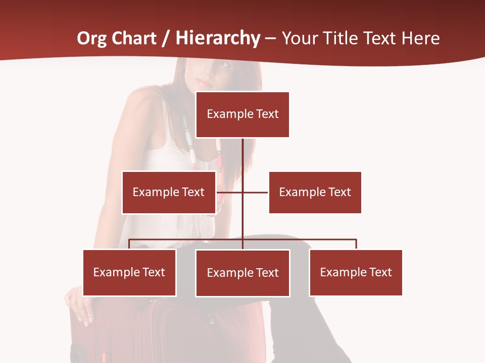 Necklace Woman Handbag PowerPoint Template