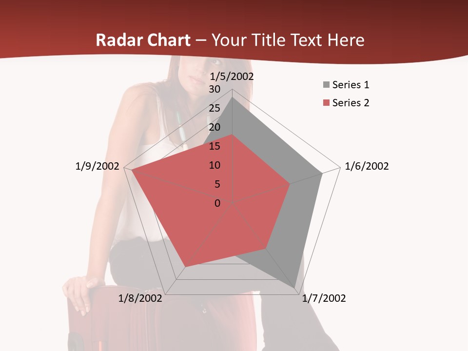 Necklace Woman Handbag PowerPoint Template