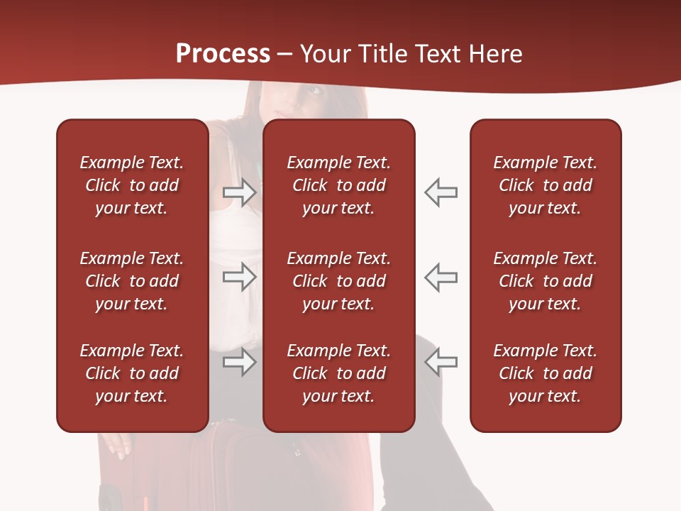 Necklace Woman Handbag PowerPoint Template