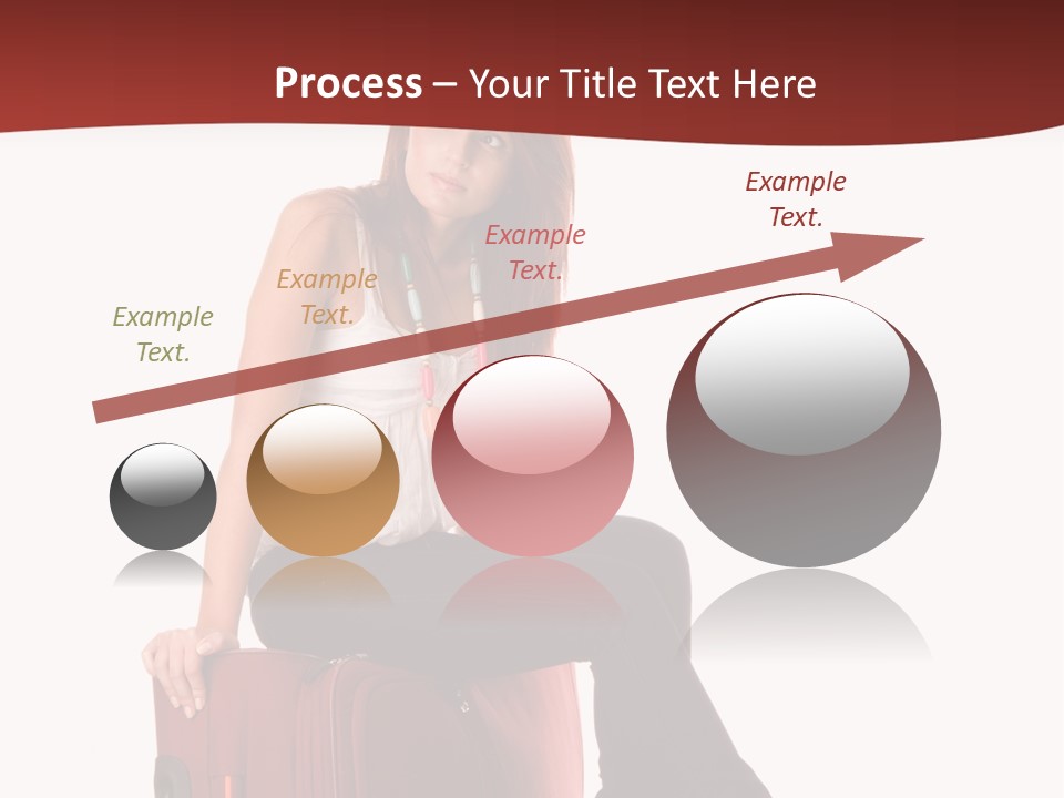 Necklace Woman Handbag PowerPoint Template